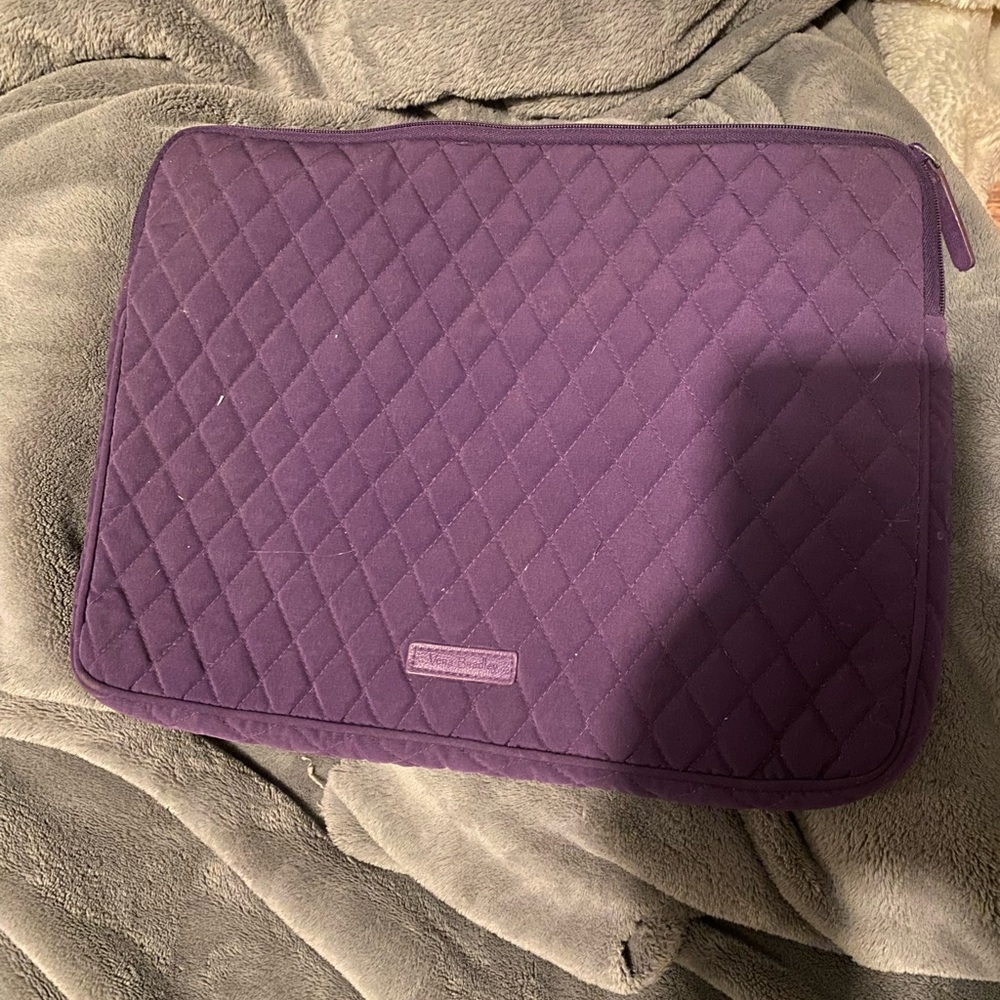 Purple vera bradley laptop holder